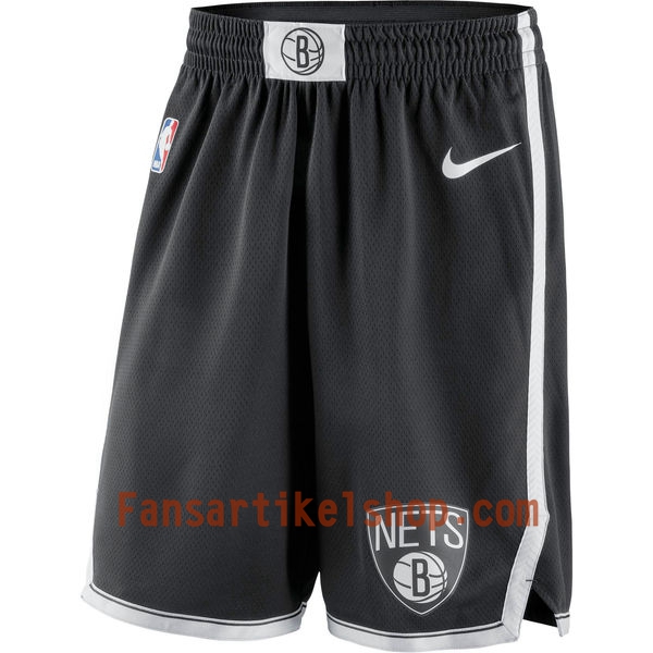 NBA Brooklyn Nets Herren Shorts Schwarz Nike Swingman